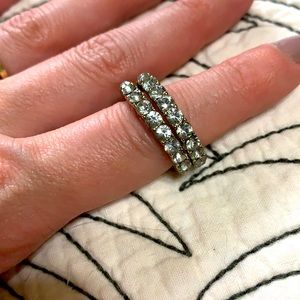 Bauble Bar Genny Ring set in light blue